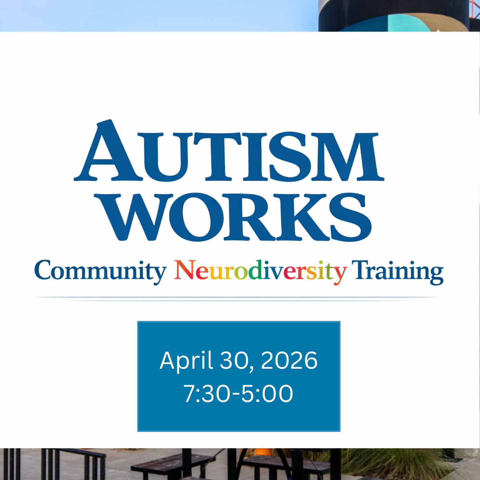 Autism Works Community Neurodiversity Training/SpIndL Funky Festival - logo